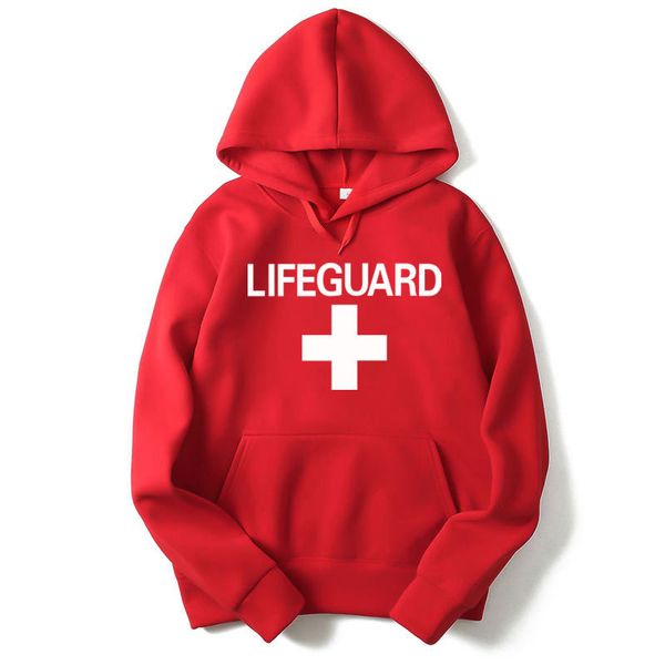

lifeguard hoodies sweatshirt pullover hip hop rapper winter autumn black gray hooded jacket designer sweatshirts m-2xl