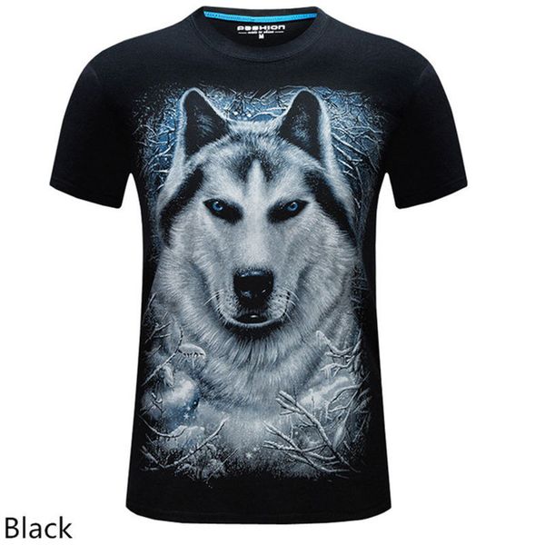 

O-Neck Summer Men's Brand Clothing O Neck Short Sleeve Animal T Shirt Monkey Lion 3D Digital Printed T Shirt Homme Large Size S-6XL