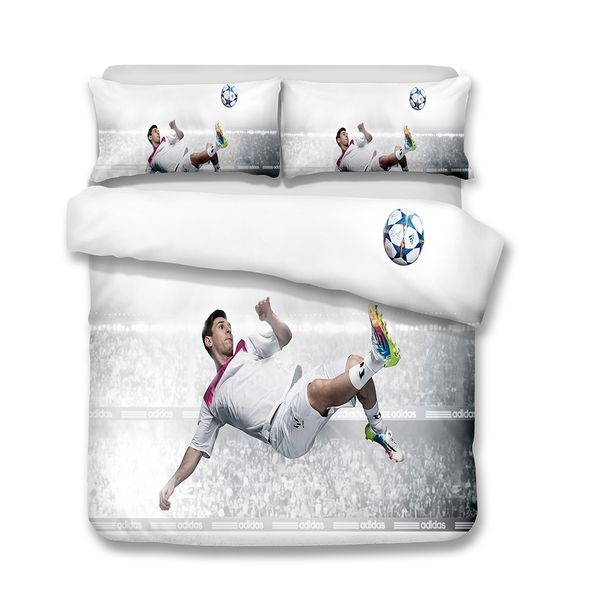 3d Printed Bedding Football Theme Messi Bedding Sets Duvet