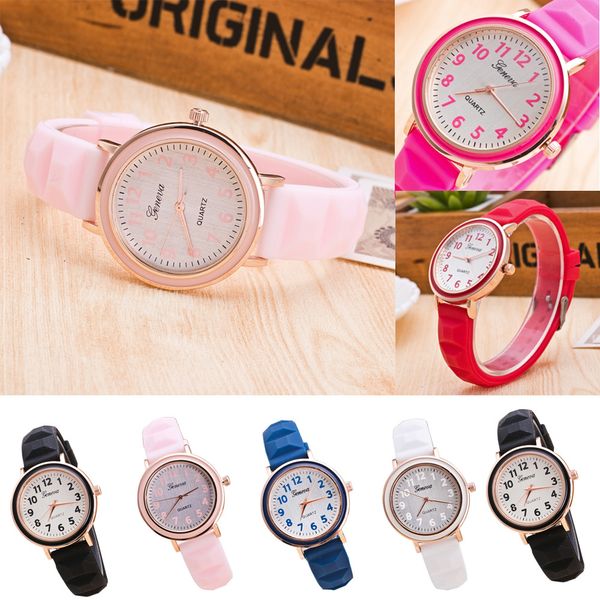 

brand black white silicone women's watches men sport quartz watch couple ultra slim casual watch relojes hombre 2017 clock, Slivery;brown