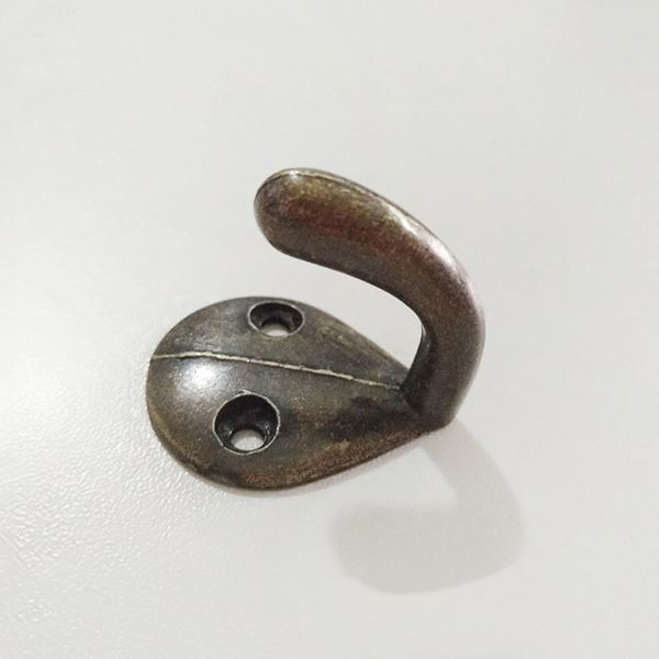 

clothes robe hooks bronze tone metal coat hook bag clothes hanging 2 holes hook single home bathroom accessories dhl wx9-438