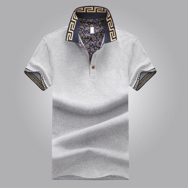 

19ss designer summer men's polo casual solid color polo shirt short sleeve breathable summer fashion clothing size m, White;black