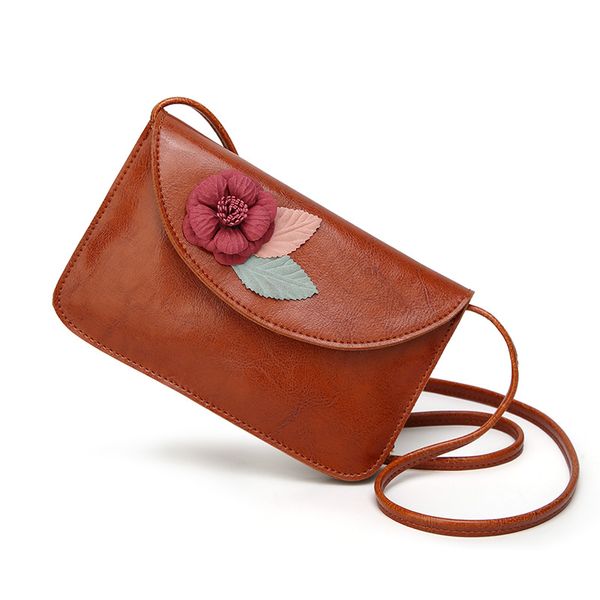 

factory direct sales new 2018 women's women's shoulder bag flower fashion version package korean bag of the single small square jf, Red;black