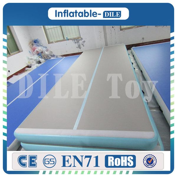 

long 10m wide 2m inflatable airtrack gym mat air tumbling mat inflatable air track for sale