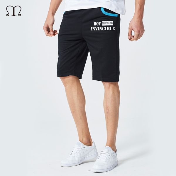 

2018 mens shorts new summer fashion casual cotton slim fitted bermuda masculina beach shorts joggers trousers gyms male, White;black