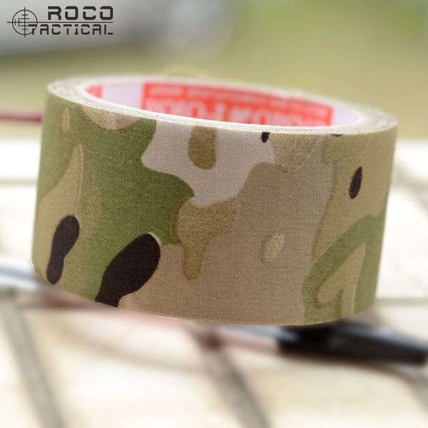 

rocotactical cp multicam camouflage duct tape for hunting fishing camo rifle wrap 10m dustproof camouflage cloth tape