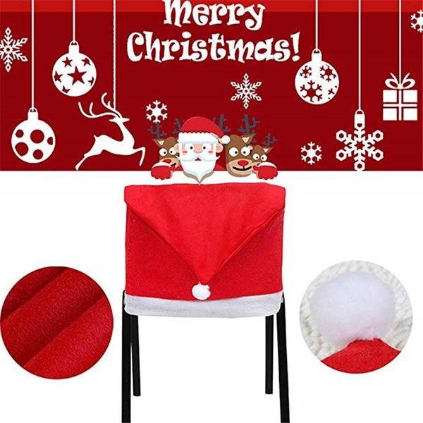 santa hat chair covers set 4