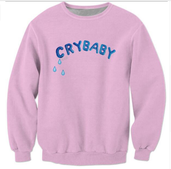 

Melanie Martinez Sweatshirt Pink Crewneck Женщины / Мужчины Crybaby Blue Letter Hoodies Модная одежда Jersey Outfit ZLMQ06