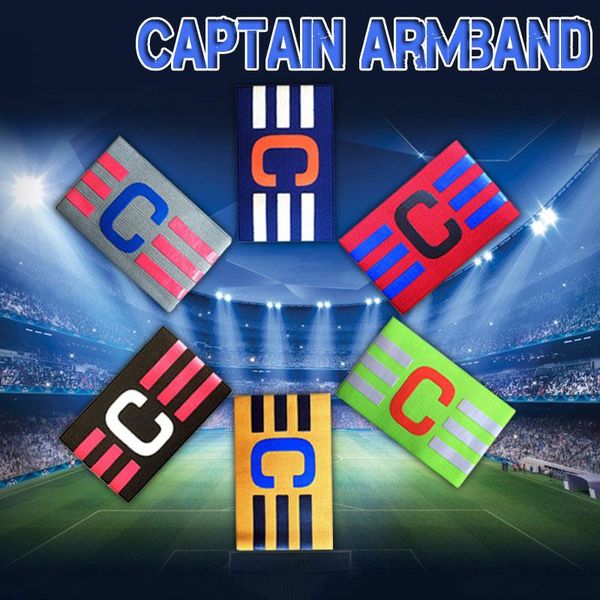 

Professional Football Yoga Captain Armband Competition Soccer Arm Band Leader Sports Stick Twine Adjustable High Quality