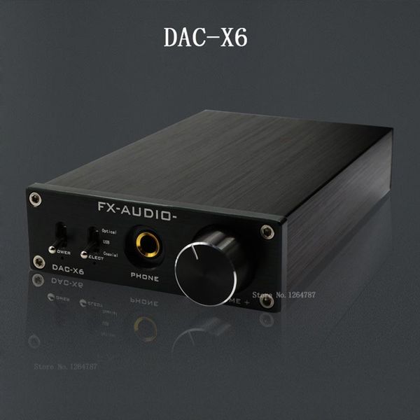 Freeshipping fx-audio feixiang DAC-X6 fieber HiFi amp USB Fiber Coaxial Digital Audio Decoder DAC 16BIT/192 verstärker TPA6120