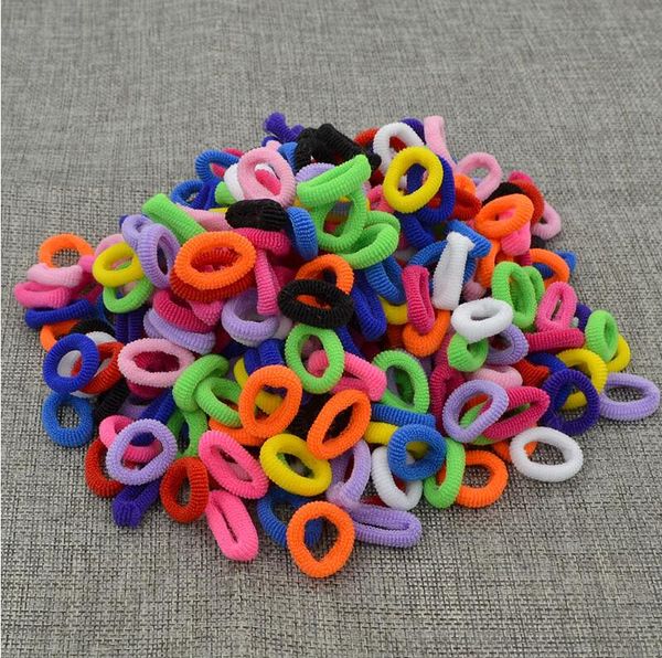 On Sale Rubber Band Gum Black White Small Hair Bands For Girls