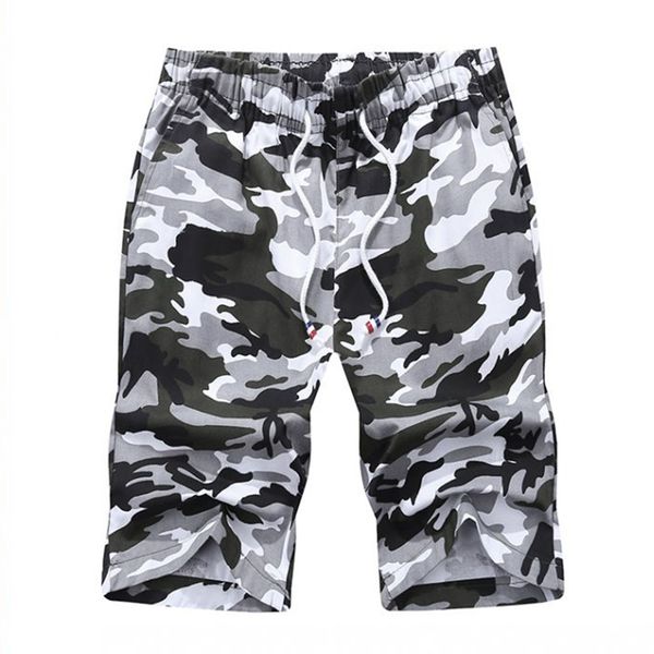 Shorts Masculinos 2021 Estilo de Verão Moda Casual Letra Linha de Camuflagem Marca de Camuflagem Venda Plus Size Curto Masculino