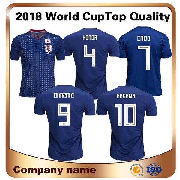 

19/20 japan soccer jersey 2020 home maillot de foot 4 honda 9 okazaki 10 kagawa soccer shirt national team away football uniform, Black;yellow