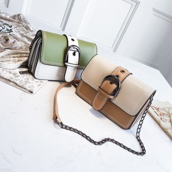 

fashion casual bag women's bags girl small new pattern handbag lock catch pu soft cross body shoulder bags totes mini pure color a2345