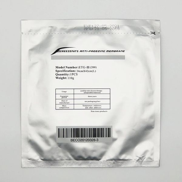 

antie membrane antiing membrane anti-ing membrane pad for cryo therapy 34*42cm ce/dhl ing