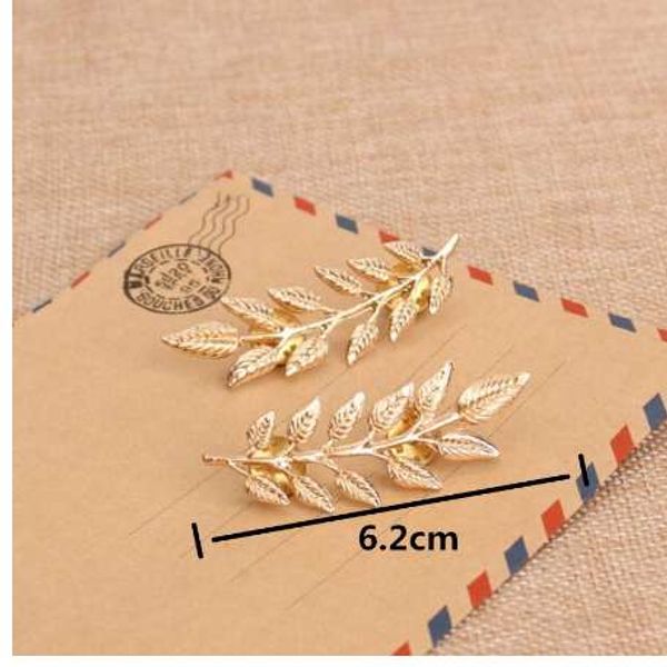 

z08 new arrival exquisite leaves brooches for women 1 pair 2 colors fashion jewelry excellent costumes accessories, Gray