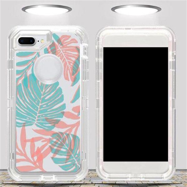 

for samsung galaxy s9 note 8 s8 plus clear artistic pattern robot case for iphone x 8 7 6 6s hybrid crystal graphics defender cases 100pcs