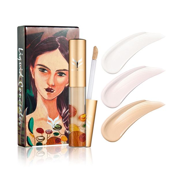 

huamianli eye shadow primer liquid concealer full cover base brightening skin face concealer cream contour makeup face foudantion cream