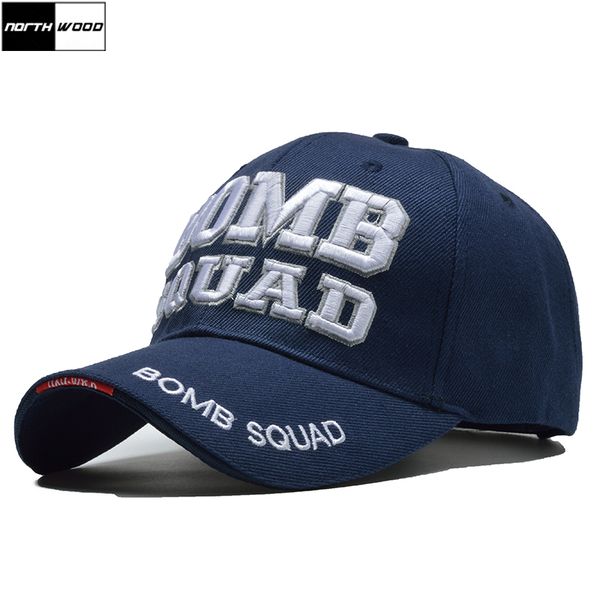 

northwood] 2018 new tactical cap army baseball cap men bomb squad letter casquette homme bone masculino snapback, Blue;gray