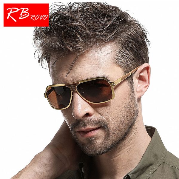 

rbrovo 2018 new polarized sunglasses men driving goggles male outdoor travel uv400 lunette de soleil femme tr90, White;black
