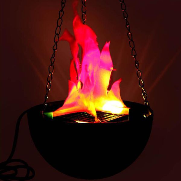 Brazier Lamp Simulation Flame Hanging And Desk Type 20cm 30cm For
