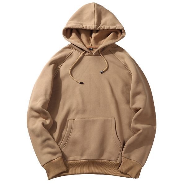 

sports hoodies mens clothing fashion solid color hooded pullovers spring autumn long sleeved leisure hip hop wear, Black