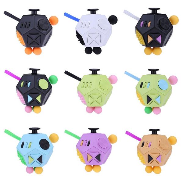 

12 side magic cube generation 2 fidget cube squeeze fun stress reliever new decompression toy for children kids