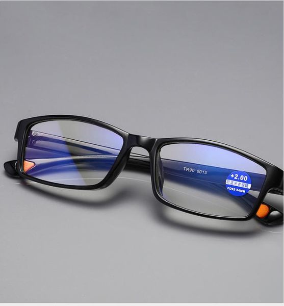

old mirror factory resin anti blue light glasses mirror for the elderly, White;black