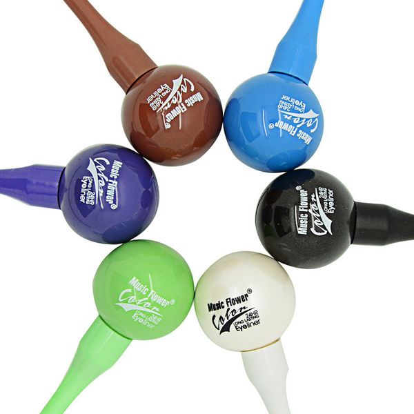 

music flower cosmetic waterproof liquid eyeliner pencil eye liner pen makeup beauty new eye makeup tool dhl hippping