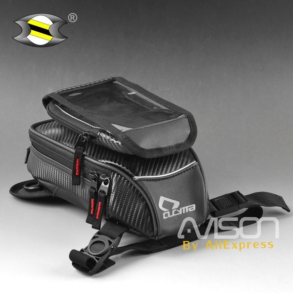 

motorcycle oil tank bag leg bag gps navigation mobile phone universal motorbike multi-purpose waterproof magnet fixed in moto