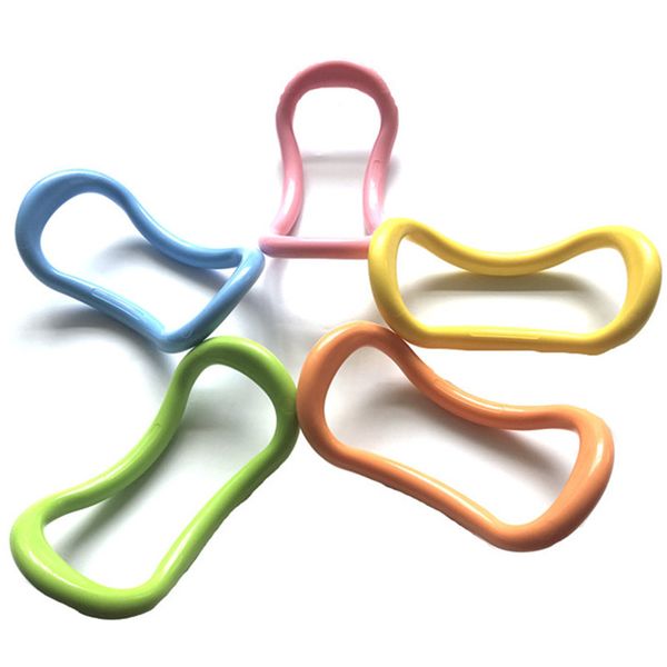 

2 pcs yoga ring yoga stretch circle pilates fitness gym sport strength training resistance support equipment accessories