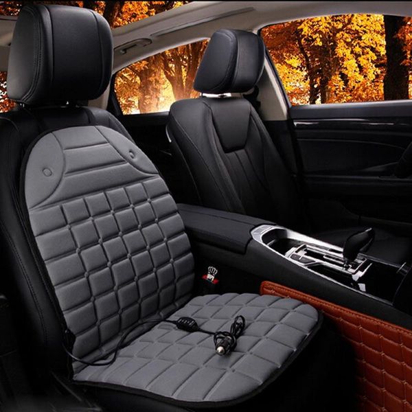 

Electric Heated car seat Cushion Winter Car seat Pad Car Heated Seat Covers Universal Conjoined Supplies Black Gray