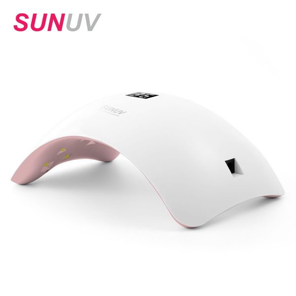

sunuv sun8 uv led nail lamp 48w nail gel dryer 30s 60s timer 90s low heat mode curing uv led gels polish art tools, Yellow