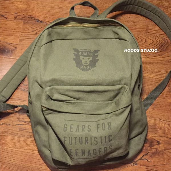 

2017 человек сделал рюкзак canavas 17ss военная почта сумка сумка японский стиль