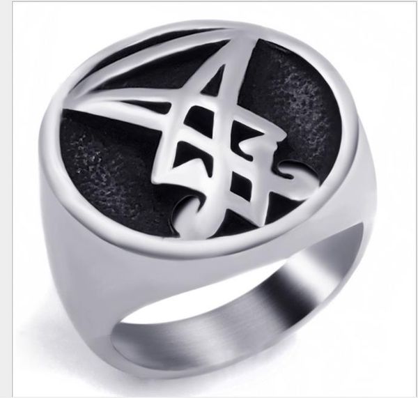 

stainless steel rings men's rings hip-hop, Silver