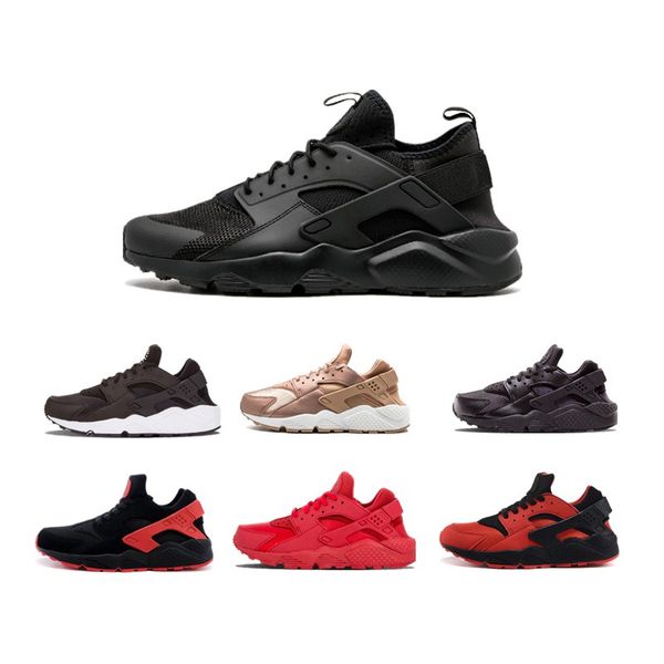 

2018 New Air Huarache Ultra Running Shoes For Men Air Huaraches Red Black White Sneakers Designer Huraches Brand Hurache Trainers