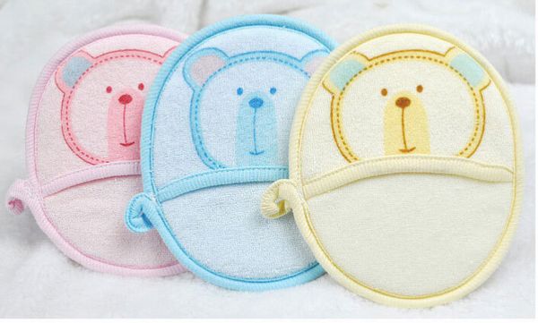 

100% towel fabric baby bath rub soft and comfortable baby bath foam