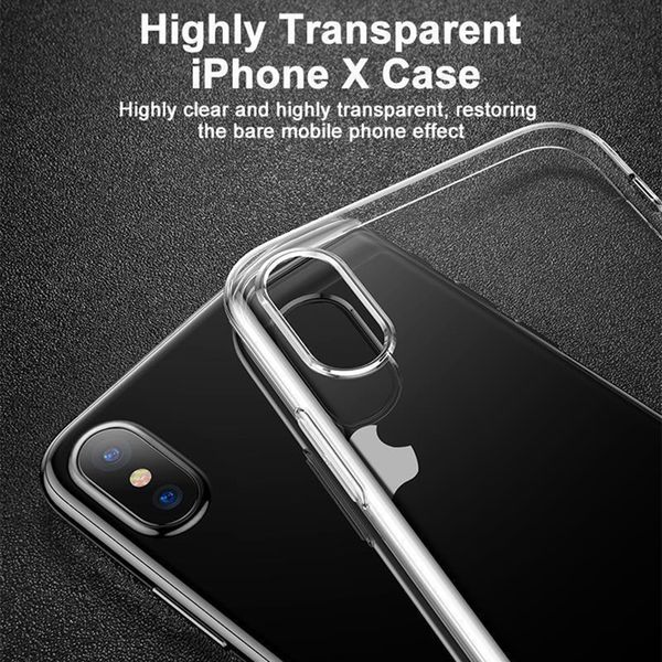 

Highly tran parent tpu 1mm clear ca e for iphone x max xr x 8 7 plu back cover for am ung ony lg moto noika