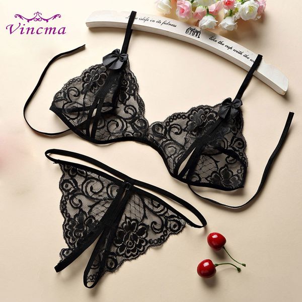 Mulheres Lingerie Sexy Hot Roupa Interior Erótica Transparente baby doll Vestuário Exótico Babydoll Lingerie Sexy Bra + T Calças Trajes Sexy S918