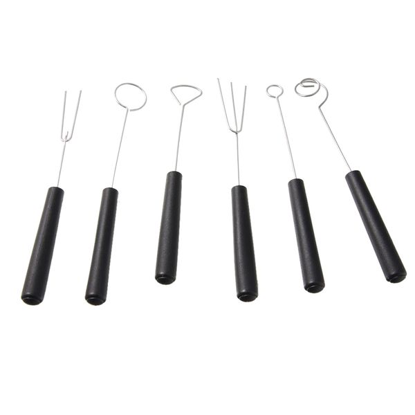 

phfu 6pc set of chocolate dipping forks baking tool