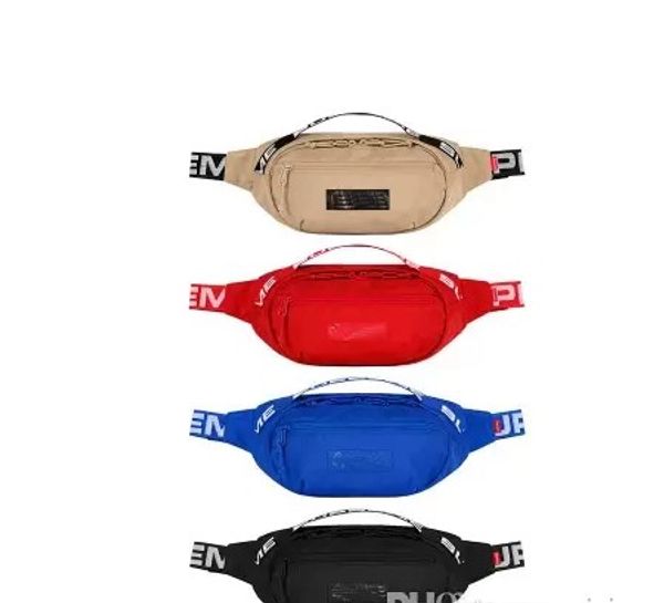 

sup 18ss waist bag 44th fanny pack fashion men canvas men messenger bags 17aw shoulder bag 44th waist bag 3m