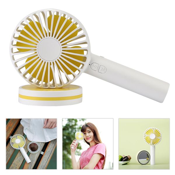 

shipping candy colors macaron mini air cooler fan cartoon creative mini usb fan plastic charging portable desksilent handheld fan