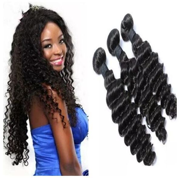 Virgin Brazilian Human Hair Bundles Deep Curly Wefts 8 34inch