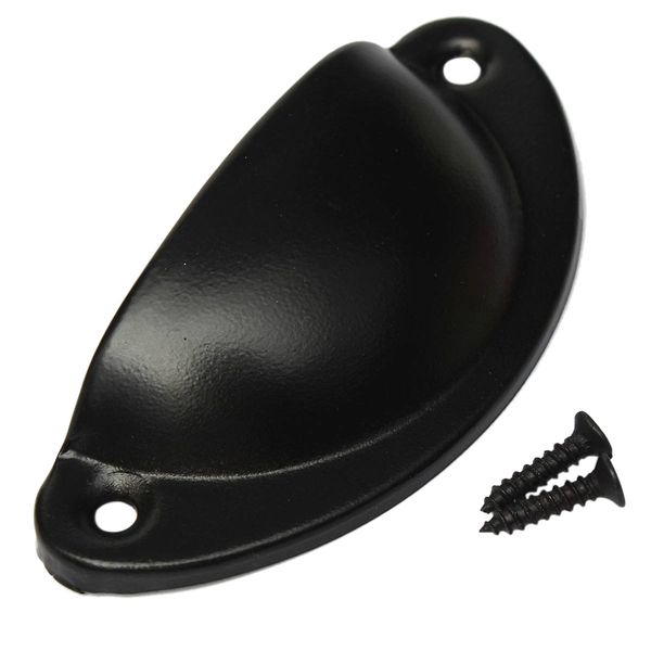 

1 x furniture shell drawer door cabinet pull handle black