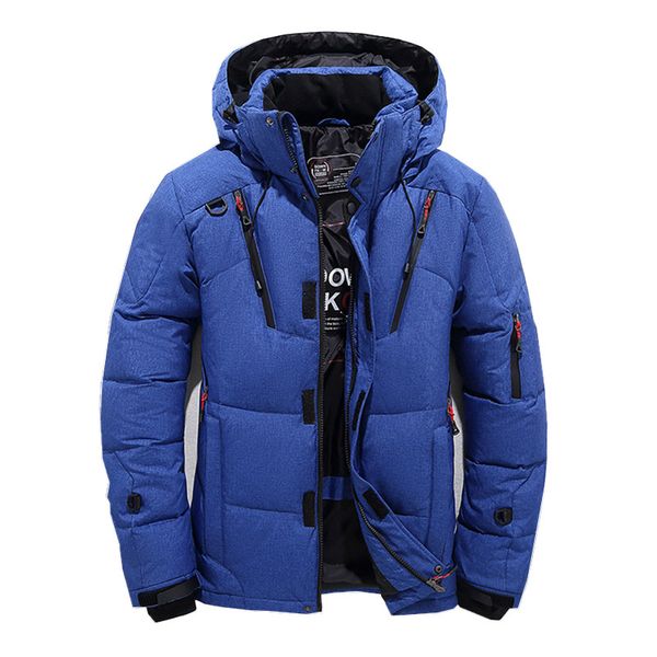

2018 winter jacket men new fashion thick hooded fur collar parka men coats casual padded men's jackets male clothing, Black