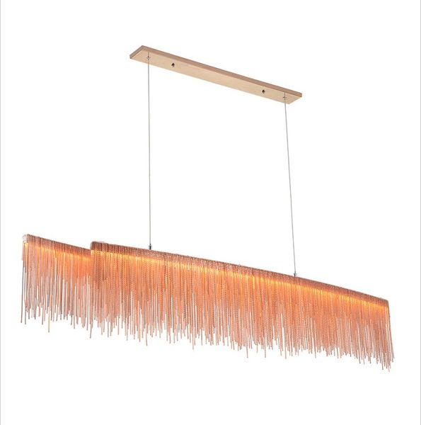 

modern minimalist led pendant lights aluminum chain chandelier lamp suspension chandeliers for livingroom restaurant bar