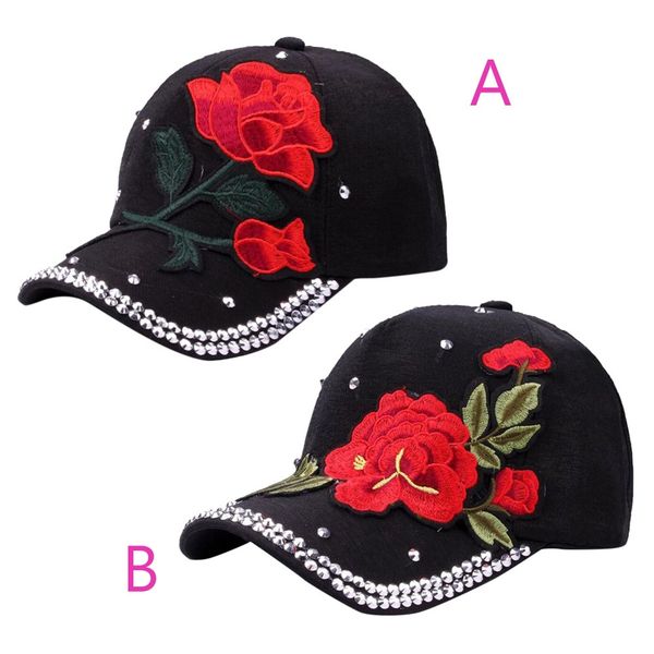 

jaycosin 2018 fashion men women sport classic outdoor baseball rose hat casquette cap oct5, Blue;gray