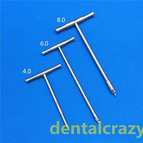 

reamer with t-handle 4.0/6.0/8.0 tip orthopedics veterinary instrument