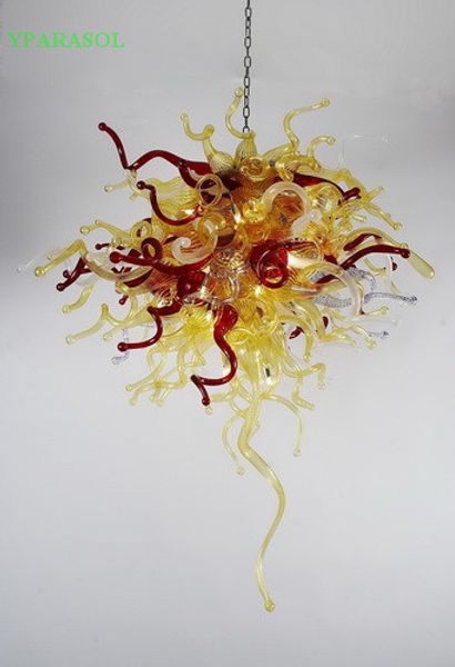 

100% mouth blown borosilicate turkish mosaic lamp murano glass art dale chihuly style crystal chandelier