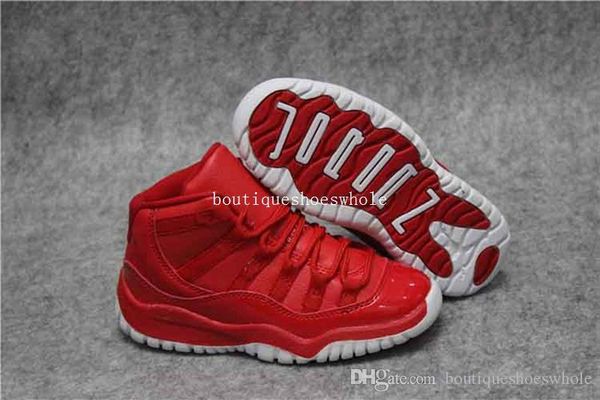 

дети ретро клипперс красные баскетбольные кроссовки дети одиннадцать космических джемов кроссовки дети размер 28-35 приходят с коробкой, Black